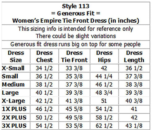 Boutonniere Flower Women's Empire Tie Front Hawaiian Dress (Generous Fit)